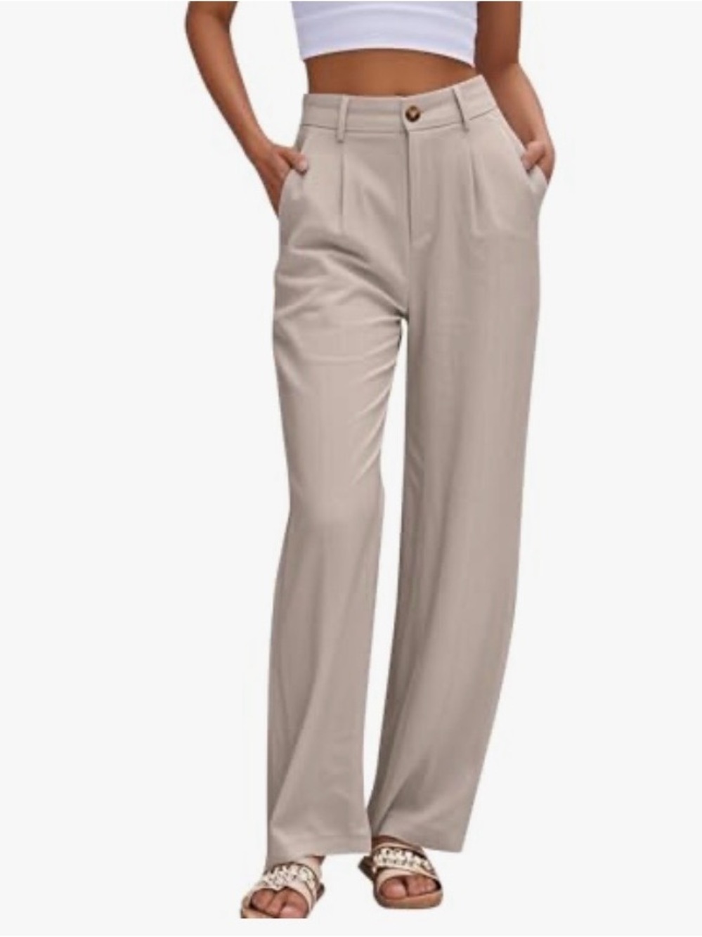 High-Waist Wide-Leg Women’s Pants